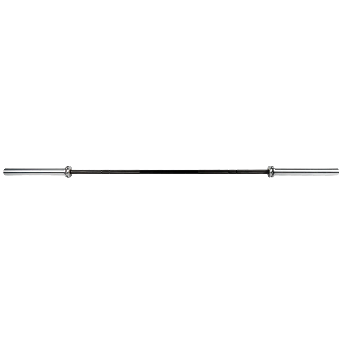 CrossFit Men Bar – Black Zinc Shaft & Chrome Sleeves | 1500lbs Needle Bearing Olympic Bar