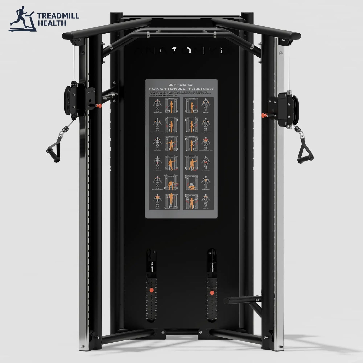 functional trainer with frame