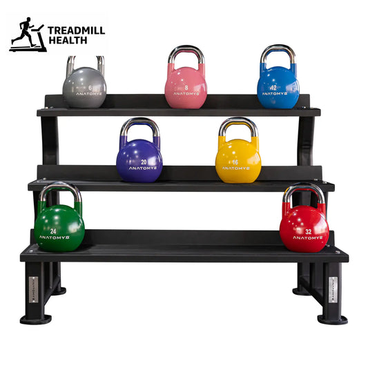 3 Tier Kettlebell Rack AF-8626 – Heavy Duty Steel Gym Storage Stand